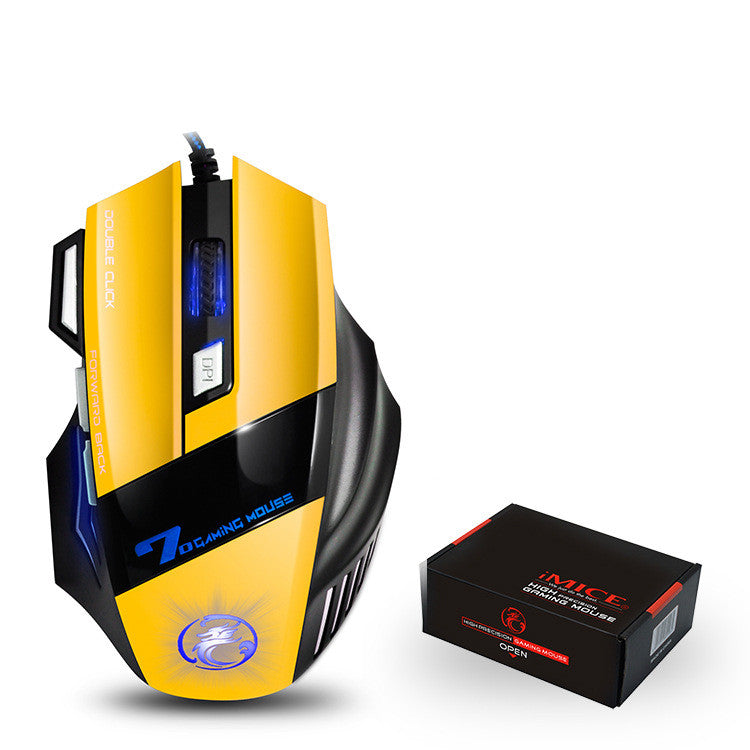 Souris Gaming RGB Silencieuse - 7200 DPI