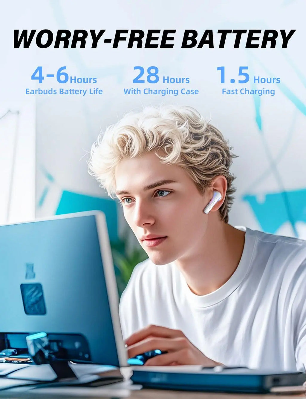 Écouteurs Gaming Sans Fil ONIKUMA T27 RGB - 2.4GHz Faible Latence avec Boîtier