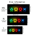 Tapis de Souris Gaming XXL Icône Manette - Surface Antidérapante