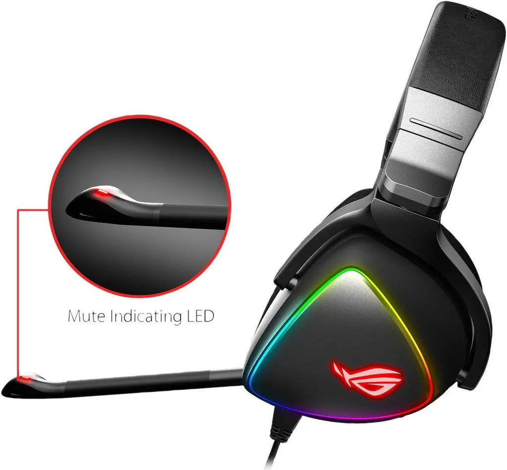 Casque Gaming ASUS RGB QUAD-DAC - Son 7.1 USB avec Réduction de Bruit