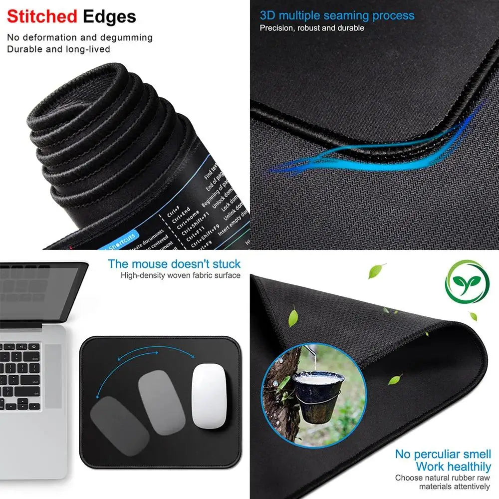 Tapis de Souris Gaming XXL Icône Manette - Surface Antidérapante