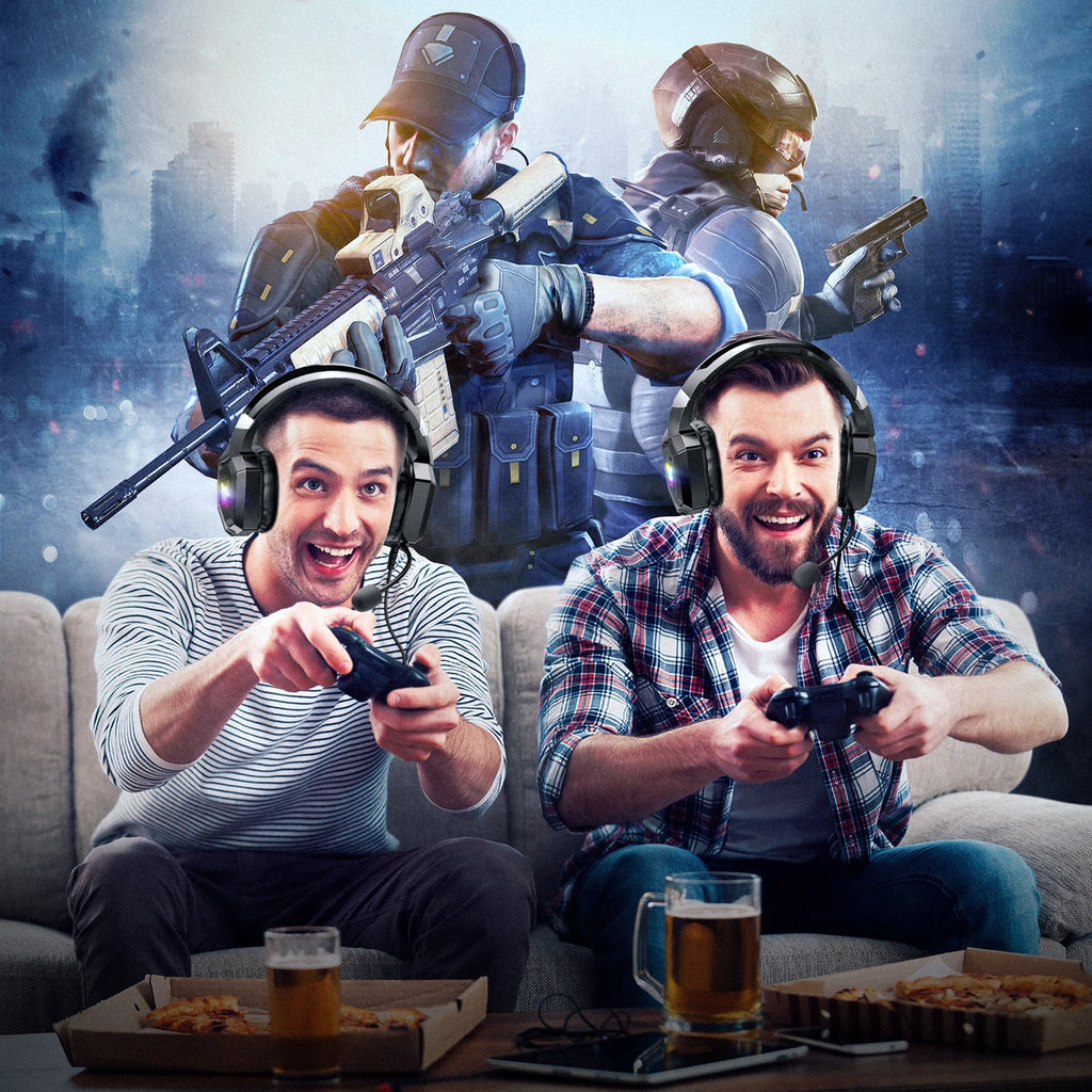 Casque Gaming ONIKUMA K8 RGB - Surround 7.1 avec Micro HD Flexible