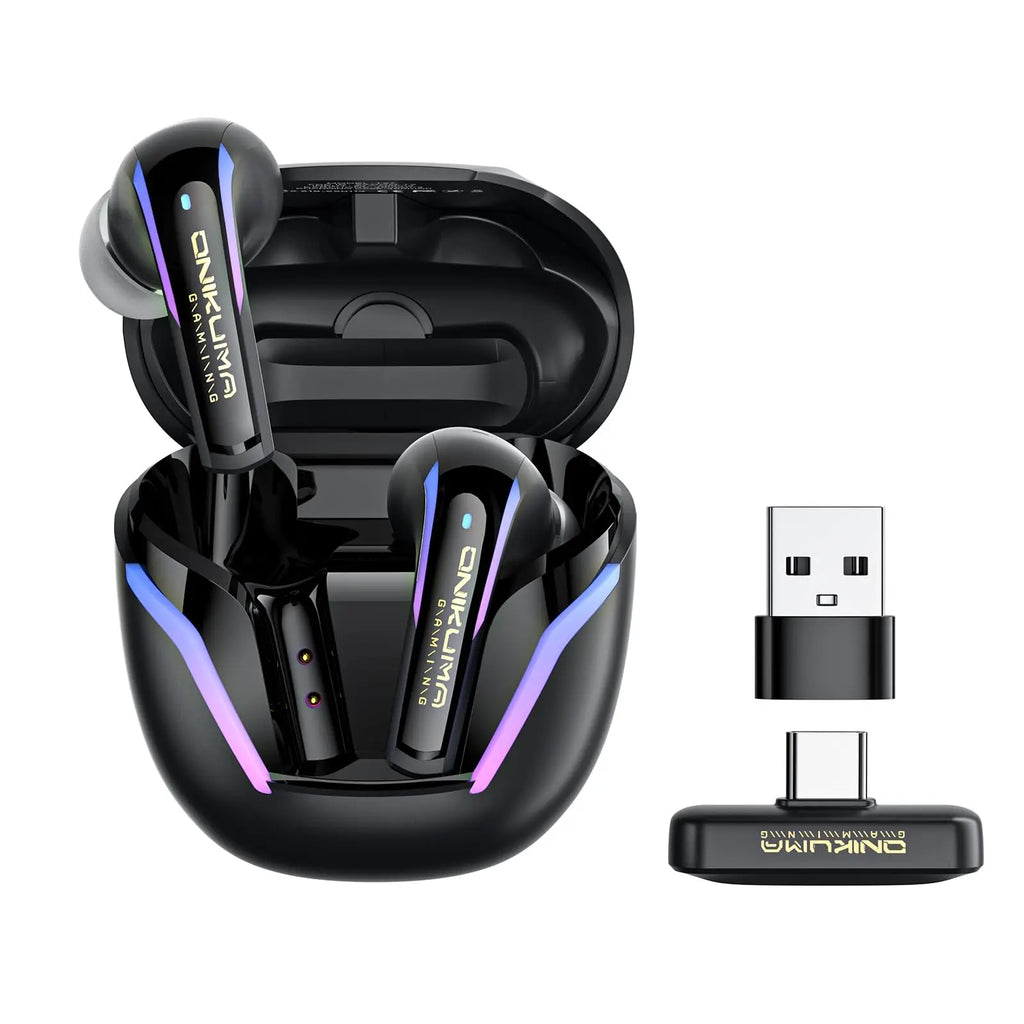 Écouteurs Gaming Sans Fil ONIKUMA T27 RGB - 2.4GHz Faible Latence avec Boîtier