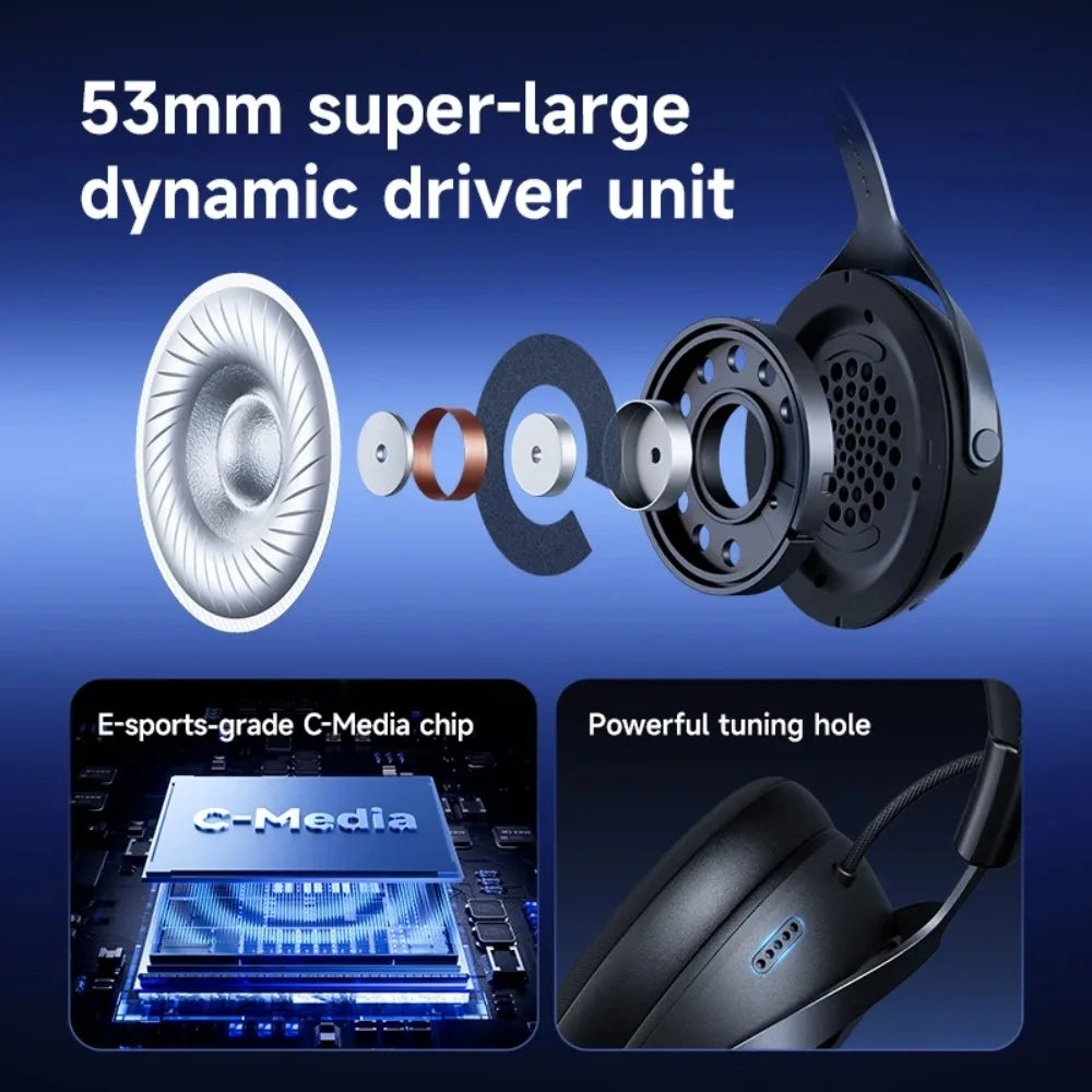 Casque Gaming Sans Fil MCHOSE X9 - Son 7.1