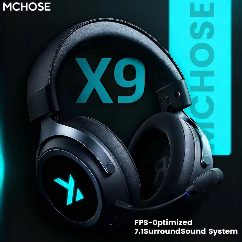 Casque Gaming Sans Fil MCHOSE X9 - Son 7.1